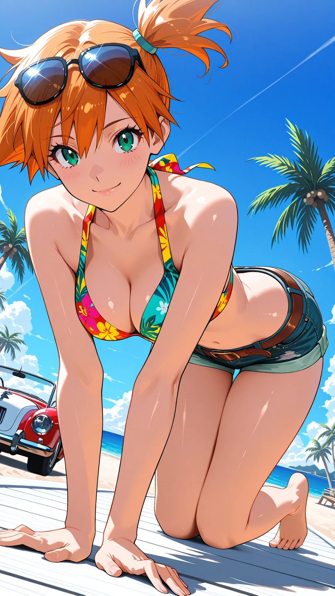 NCocomachi's tweet photo. おはようございます☀️
今朝は南国バカンスのカスミより🏝️
皆様、よい土曜日を🥰

#AIart️️️️️️️️️️️️️️️️️️️️️️️️️️️️️️️️️️️️️️️️️️️️️️️️️️️ #pokemon #Misty https://t.co/F2BJvJY3o0