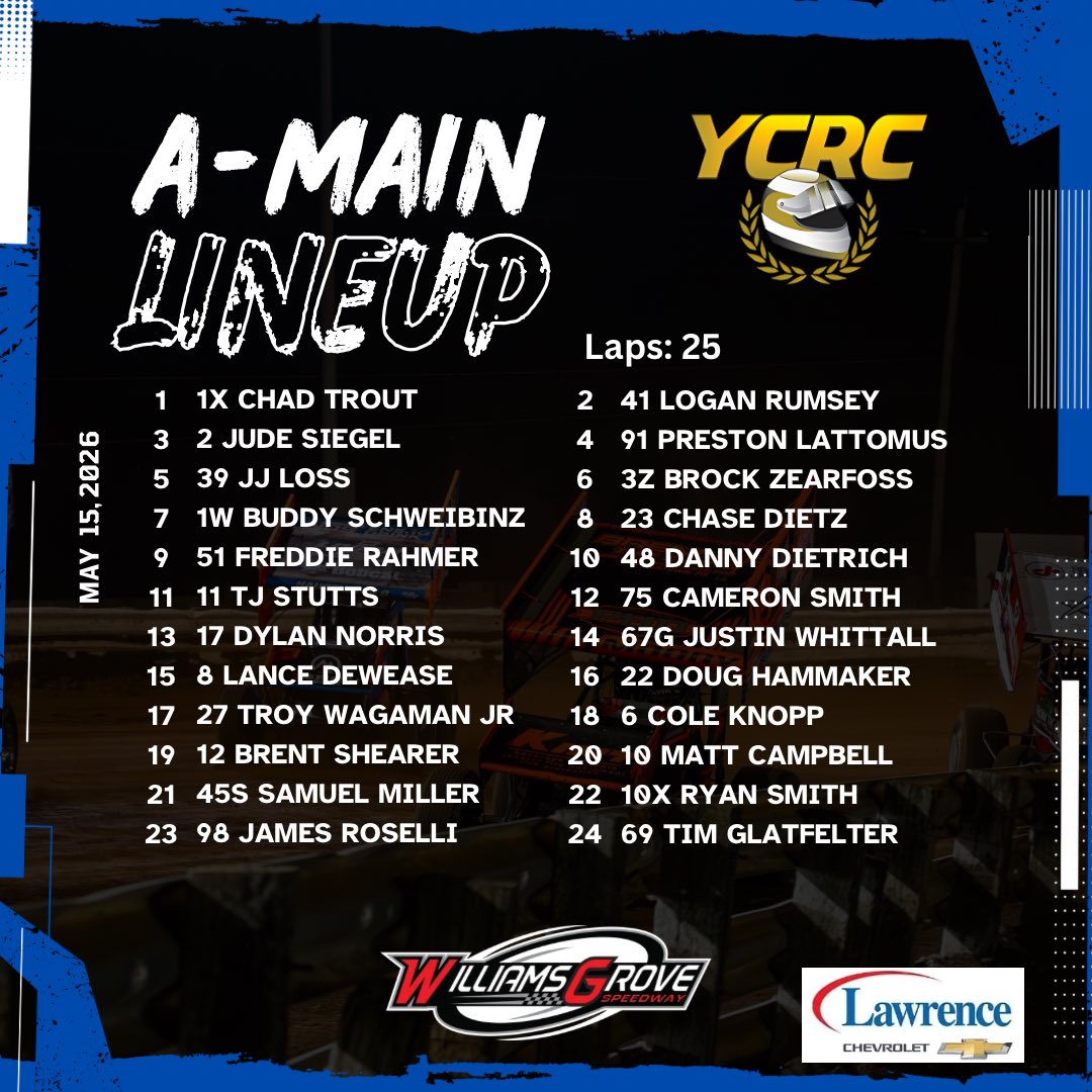 Williams Grove Speedway tweet media