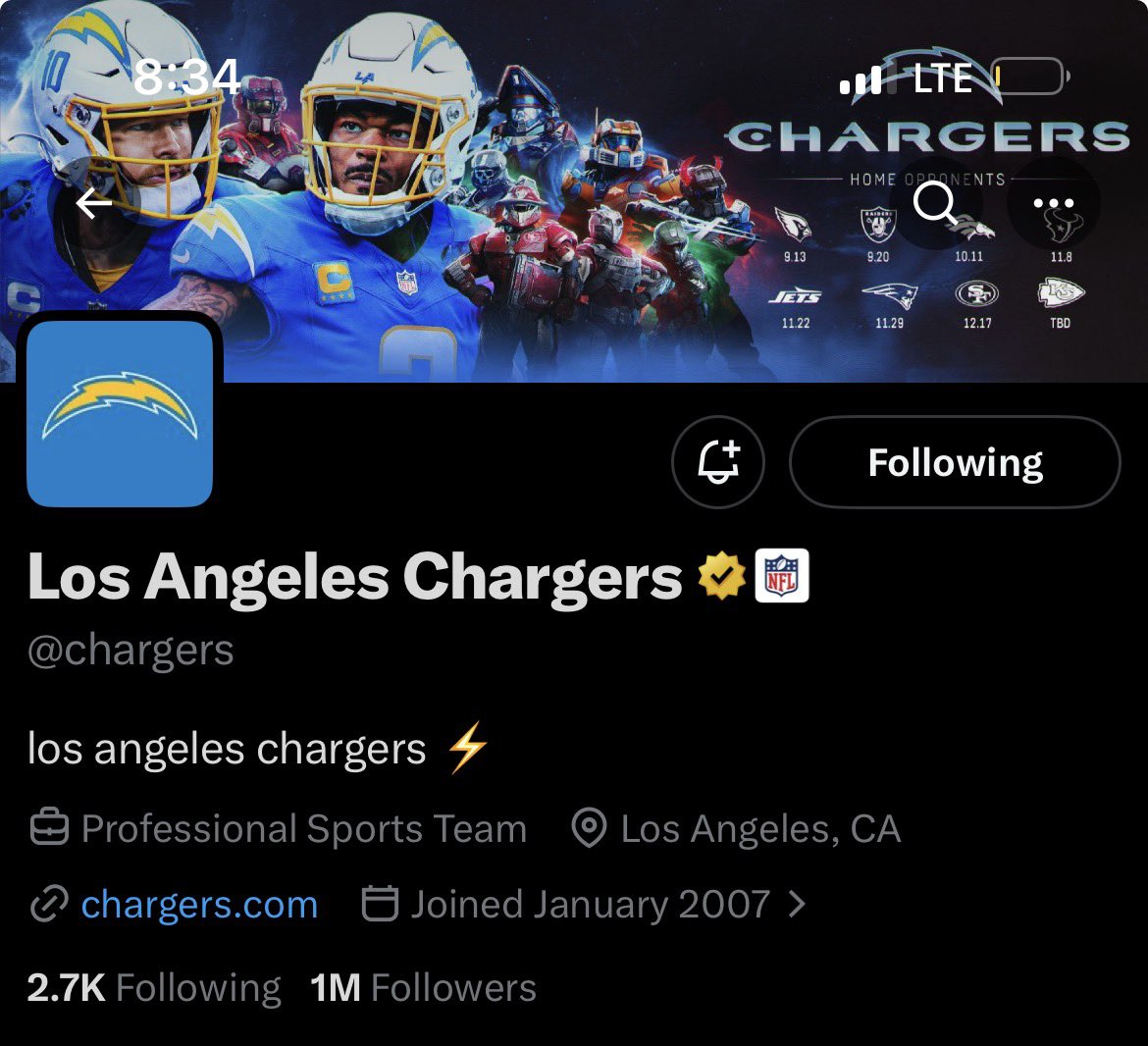 Chargers⚡️Union tweet media