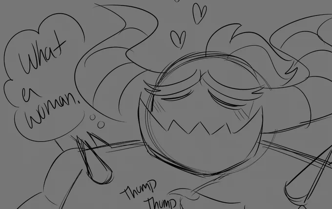 Working on a little Zavok and Ziya comic! :) 