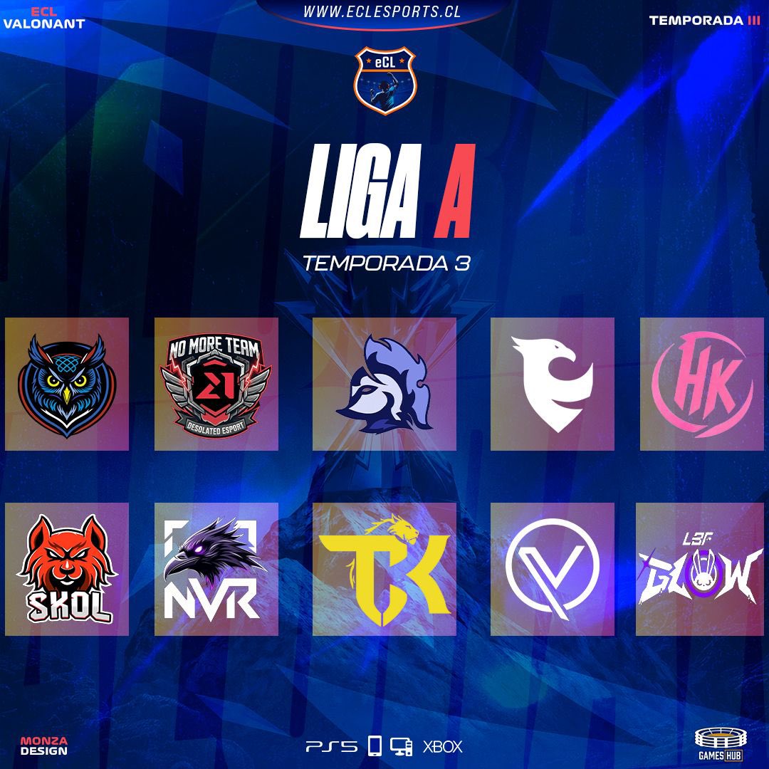 esports_ecl's tweet photo. Presentación oficial de los 20 equipos que estarán presentes en la T3 de la ECL Valorant!!!🏆🔥

Todo detalle del torneo ya se encuentra actualizado en nuestra web ➡️ https://t.co/gmxezv0rOd 

Nos vemos 👀 https://t.co/UoyEnjeoGu
