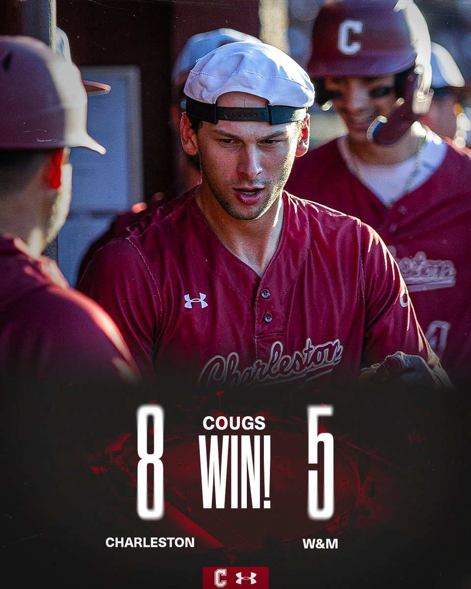 CofCBaseball's tweet photo. Cougs stay hot!

#TheCollege 🌴⚾️ https://t.co/nnWUQCKBnZ