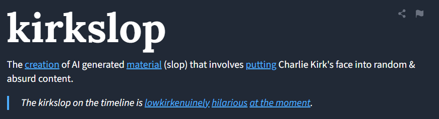 Kirkslop tweet media