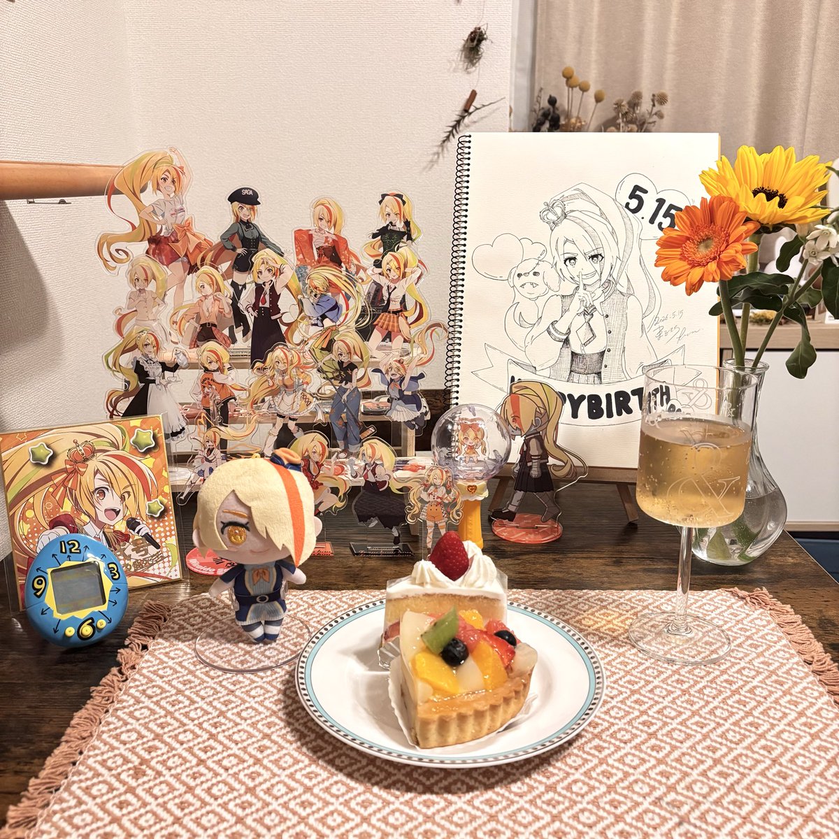 改めてサキちゃん誕生日おめでと〜🎂🧡 TLがサキちゃんいっぱいで良い