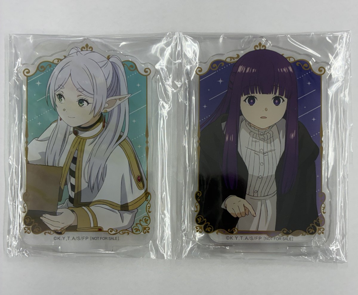 商品入荷情報】 #葬送のフリーレン 描き下ろしアクリルスタンド2個