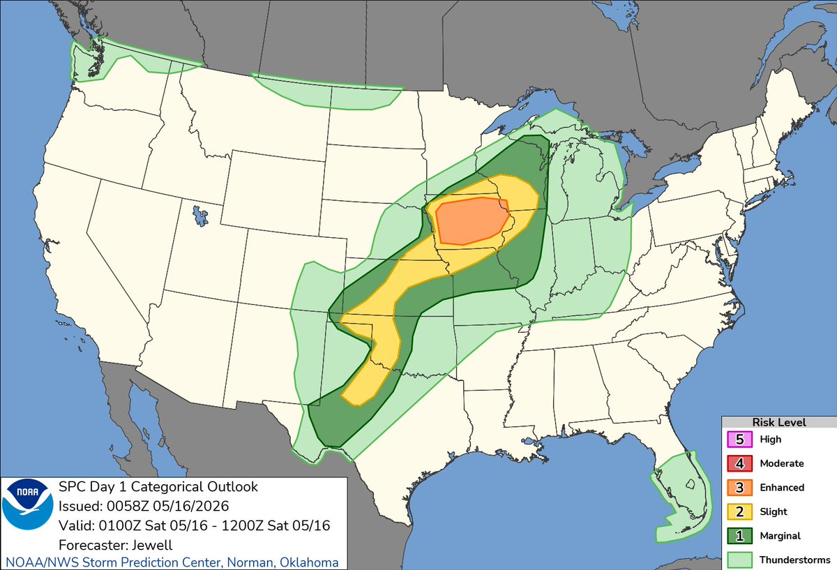 NWS Storm Prediction Center tweet media