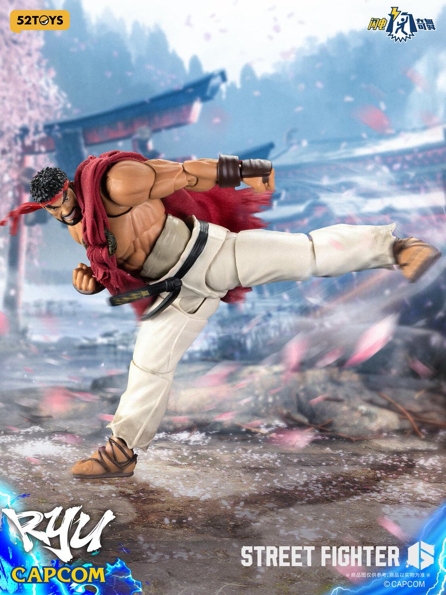 56toy Ryu New Photos of 52Toys, Street Fighter 6 - Ryu! #ActionFigure #StreetFighter