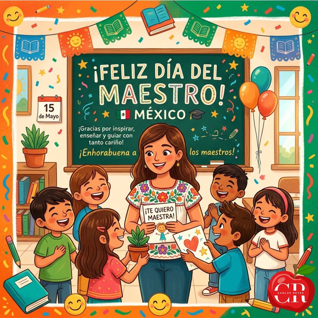 Chre01's tweet photo. 📚✨ Hoy quiero reconocer y felicitar con mucho respeto y admiración a todas las maestras y maestros en su día.

👨‍🏫 Desde muy joven entendí el verdadero valor de la educación, porque crecí viendo el esfuerzo, la entrega y la dedicación con la que mi mamá, la maestra Blanca, ejercía esta noble profesión día con día. Ahí aprendí que ser docente no es solo enseñar, sino también formar personas, orientar caminos y sembrar valores que te marcarán toda la vida.

Es por eso, que tengo claro, que detrás de cada generación preparada, de cada profesionista y de cada ciudadano comprometido, siempre hay una maestra o un maestro dejando huella con paciencia, vocación y amor por su trabajo.

🙏 Gracias por todo lo que hacen diariamente dentro y fuera de las aulas, por nunca rendirse y por seguir construyendo un mejor futuro para nuestras niñas, niños y jóvenes.

🎉🍎 ¡Feliz Día de la Maestra y del Maestro!