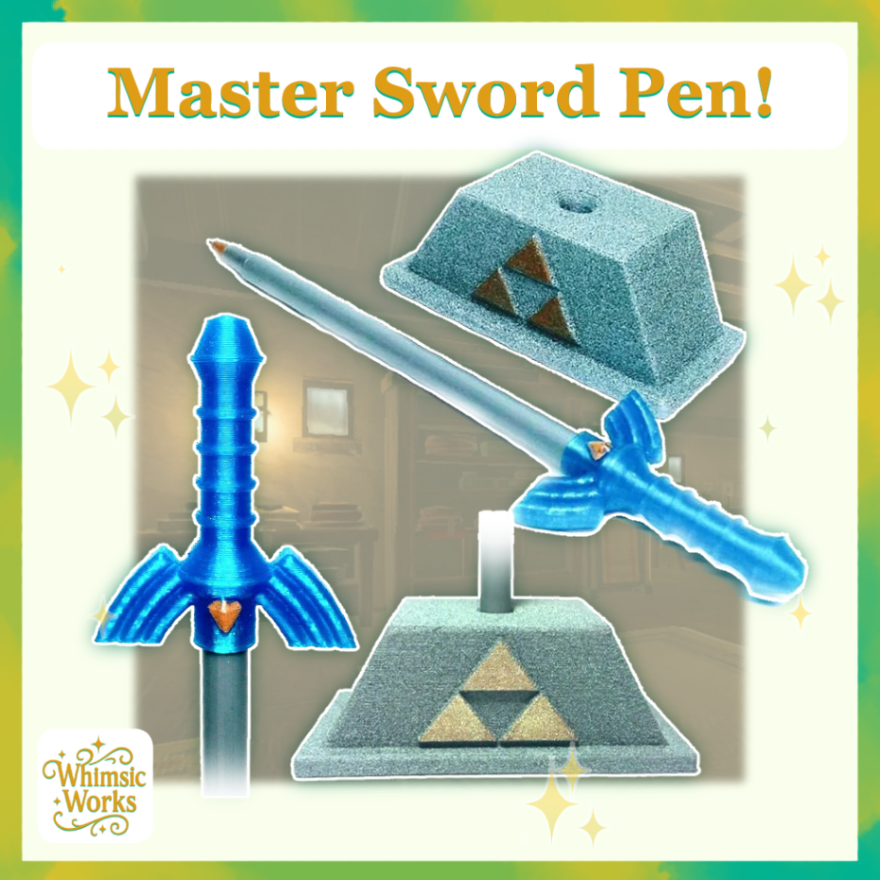 WhimsicWorks's tweet photo. ✨ Master Sword Pen! ✨

#LegendOfZelda | #ZeldaMerch

https://t.co/14Vo82fuj6 https://t.co/UsAOD14xMM