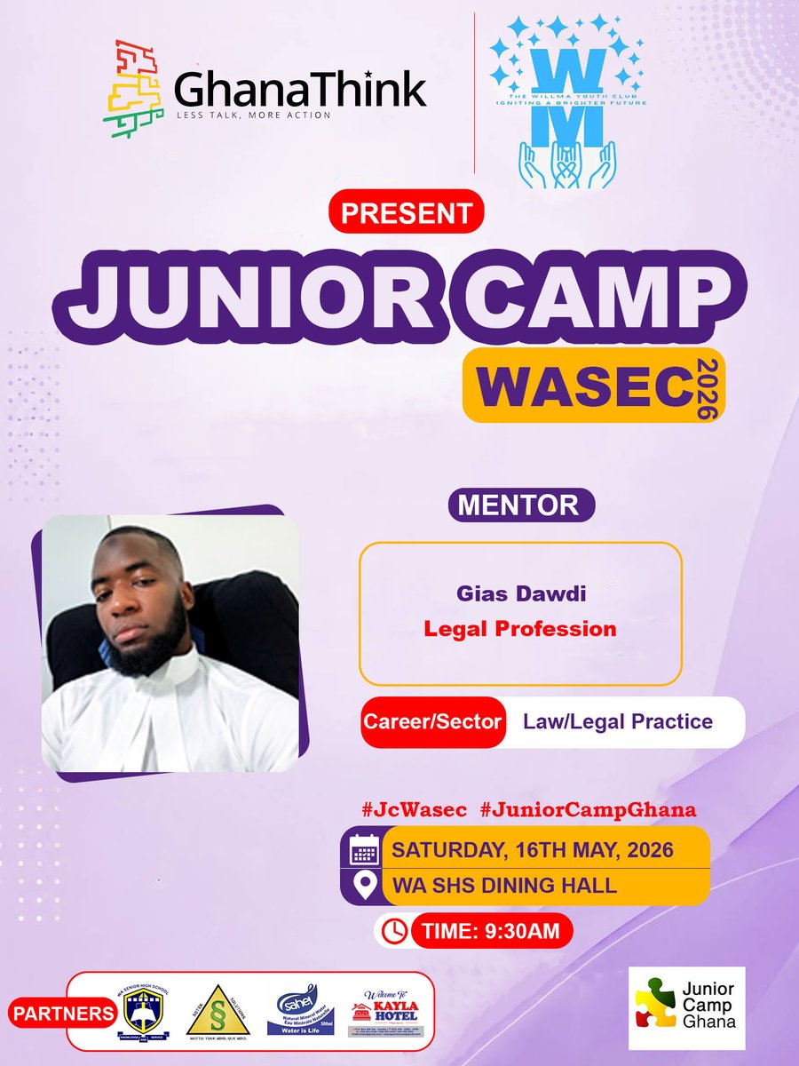 Junior Camp Ghana by GhanaThink tweet media