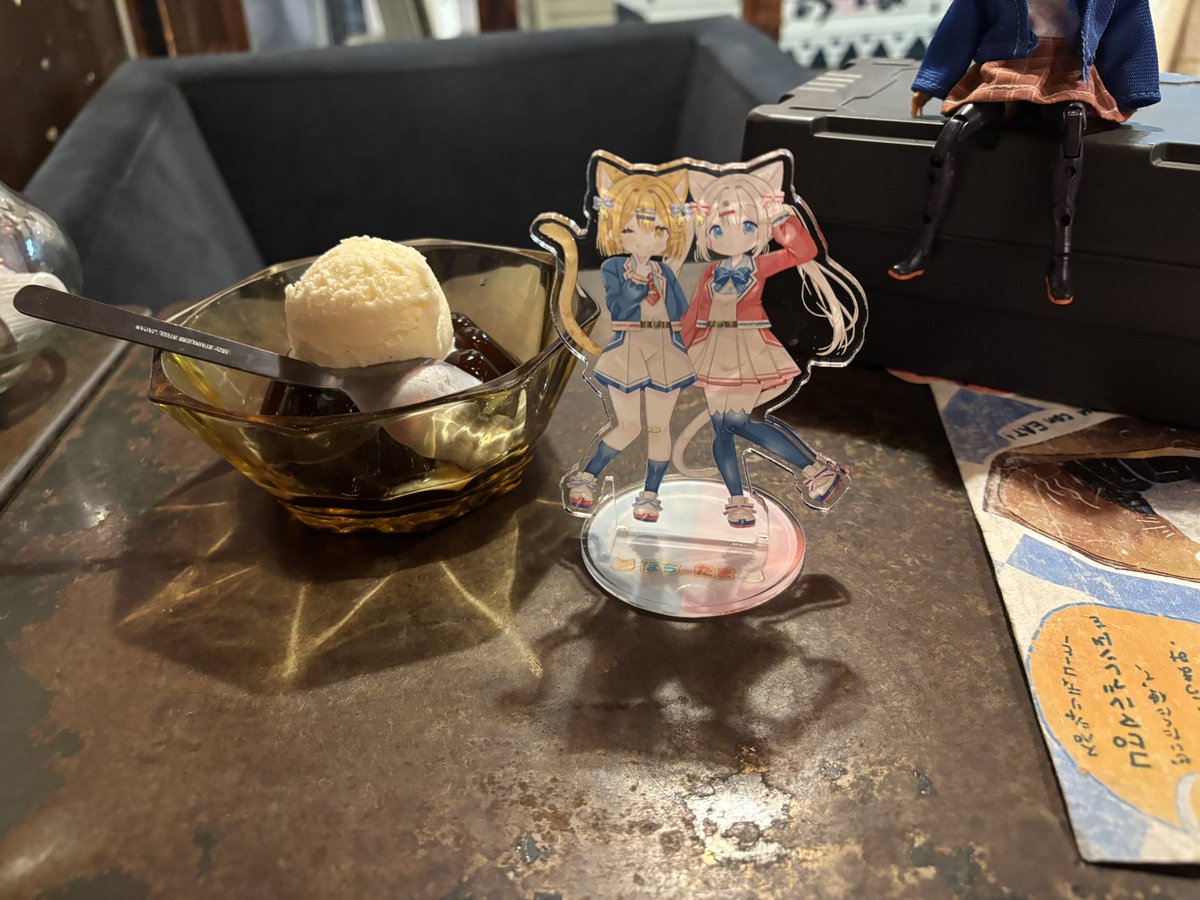Schnee_Wind's tweet photo. 大阪の日本橋にあるカフェのコピマルコーヒーゼリーです
 #ごちぽた https://t.co/xi8Hei2nKw