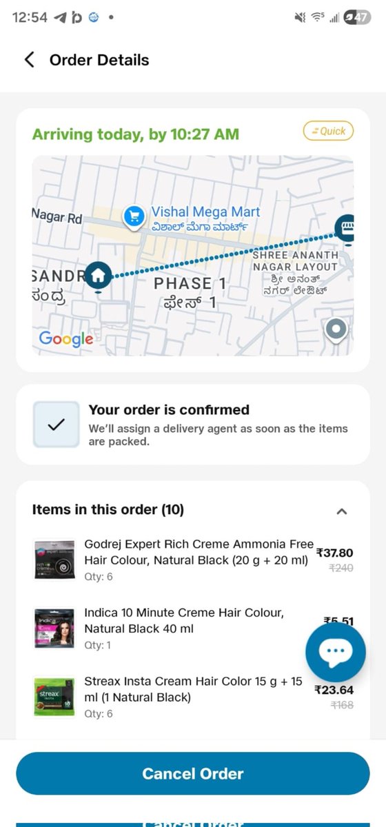 i_m_debu's tweet photo. @JioMart_Support @reliancejio  been chasing since morning for delivery help deliver my order do help with delivery asap supposed to get by 11am but it's not yet shipped.... https://t.co/VptMxNiSA7