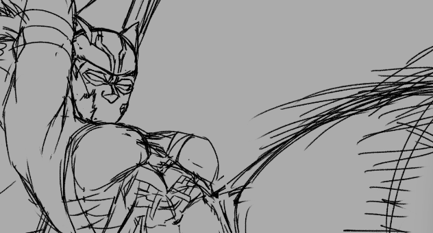 MERComics's tweet photo. Black Panther from Marvel Tokon WIP on the orange site https://t.co/UK13zOA3xs