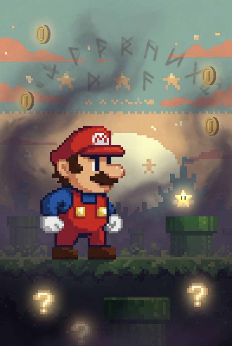 Pixel Mario Coin tweet media