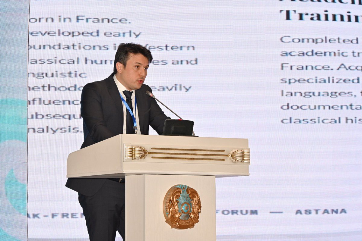 Turktarihv's tweet photo. TÜRKTAV olarak, Kazakistan Kültür ve Enformasyon Bakanlığı ile Kazakistan Cumhuriyeti Ulusal Müzesi iş birliğiyle düzenlenen “Tarihi ve Kültürel Mirasın Korunması: İnovasyon ve Dijital Dönüşüm” IV. Uluslararası Kazakistan-Fransa Müze Kongresi’ne katılmaktan onur duyduk. https://t.co/esJIkbSpcH