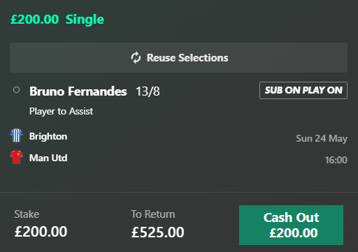 EmilyTaylorTips's tweet photo. You have one job this weekend Bruno 🫶

If Bruno Fernandes has an assist and breaks the Premier League record on Sunday I'll give one person £100 who ♥️ this post https://t.co/pPLPL3ZK8B