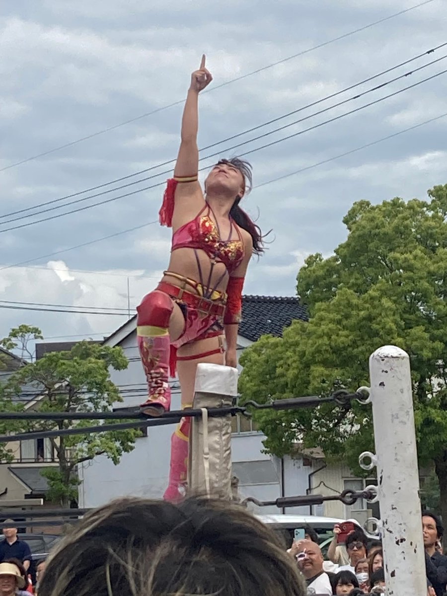 ①女子プロレスinアルプラザ金沢と蝶野正洋トークショーに馳浩乱入