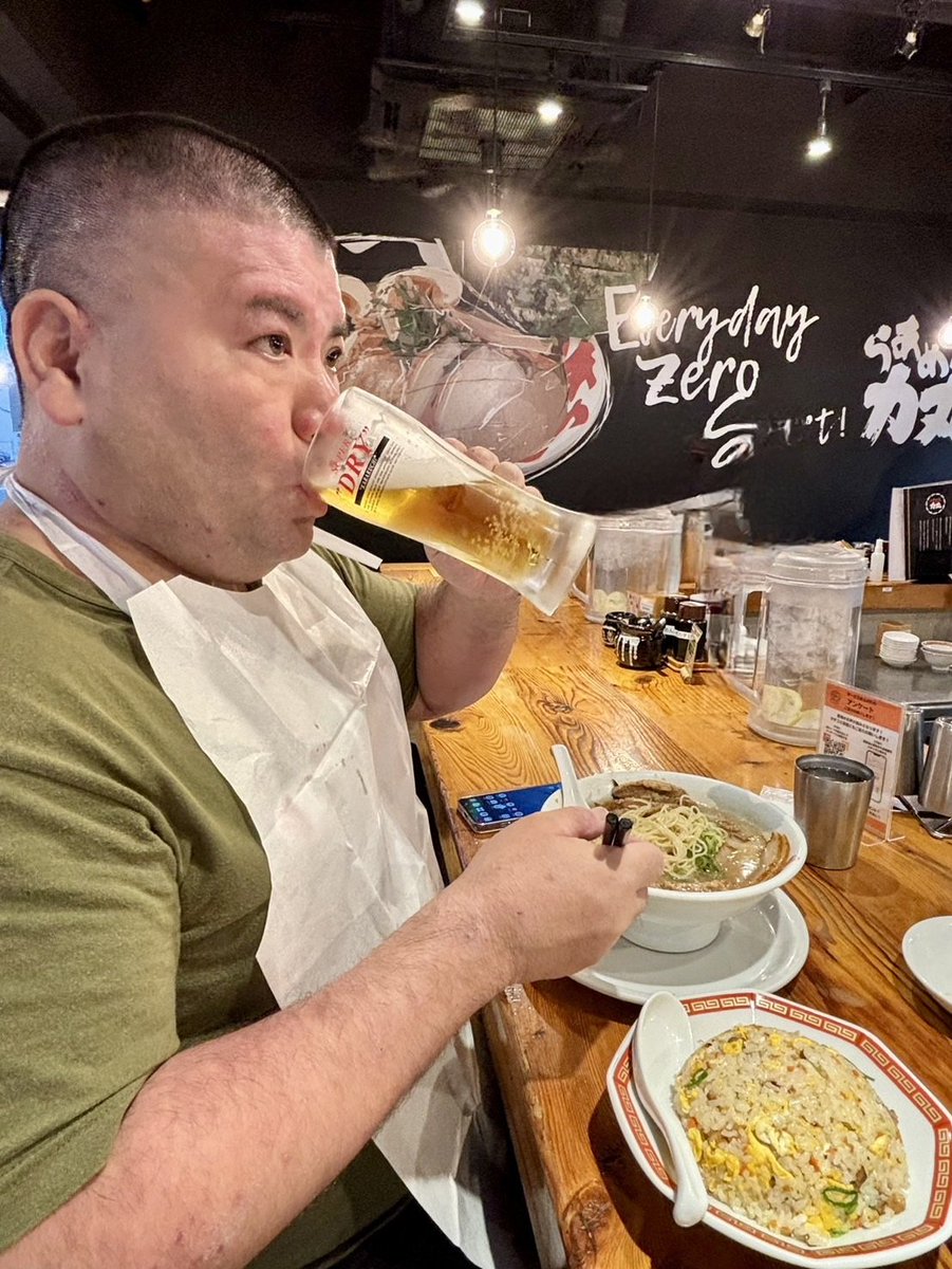 mmm_msslab's tweet photo. らーめん大・チャーハン・生ビール最高！！！ https://t.co/mdPzqvRhXG