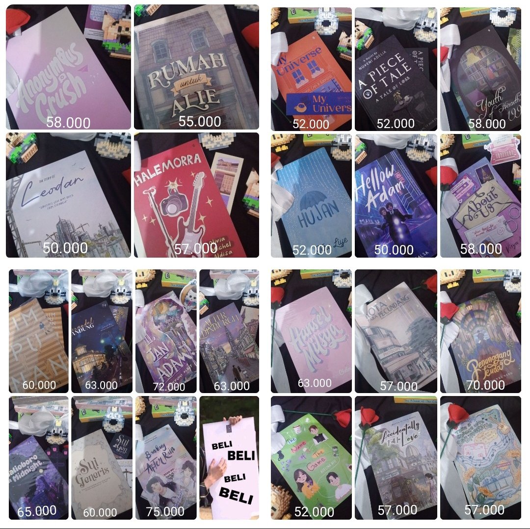 neilawz's tweet photo. WTS WTS
🍊 Oyen: @neyshacaz
Helloo book lovers 🤍
Buat kalian yang lagi cari bacaan seru tapi tetap hemat, aku buka jual novel preloved dengan banyak pilihan genre &amp; judul 👀✨

📖 Kondisi:
- Original
- Halaman lengkap
- Masih nyaman dibaca https://t.co/HFzI06kbIt
