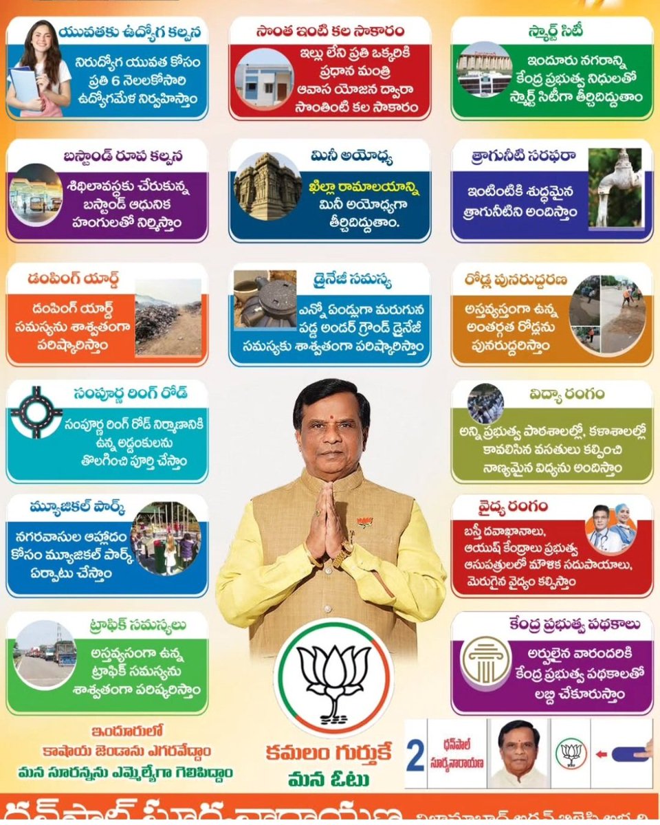 madhunaniornam's tweet photo. @BJP4Telangana మిగతా పార్టీలలాగే బీజేపీ కూడ నిజామాబాద్ నగరాన్ని నిర్లక్షం చేస్తుంది 

కేంద్ర పెద్దలను ఒప్పించి Smart City తీసుకురండి 

అర్బన్ ఛాలెంజ్ ఫండ్ లో భాగంగా నిజామాబాద్ నిధులు తీసుకురండి 

నిజామాబాద్ నగర ప్రజలు బీజేపీని గెలిపించినందుకు మీరు ఇచ్చిన హామీలు నెరవేర్చండి https://t.co/UltYUwgg5h