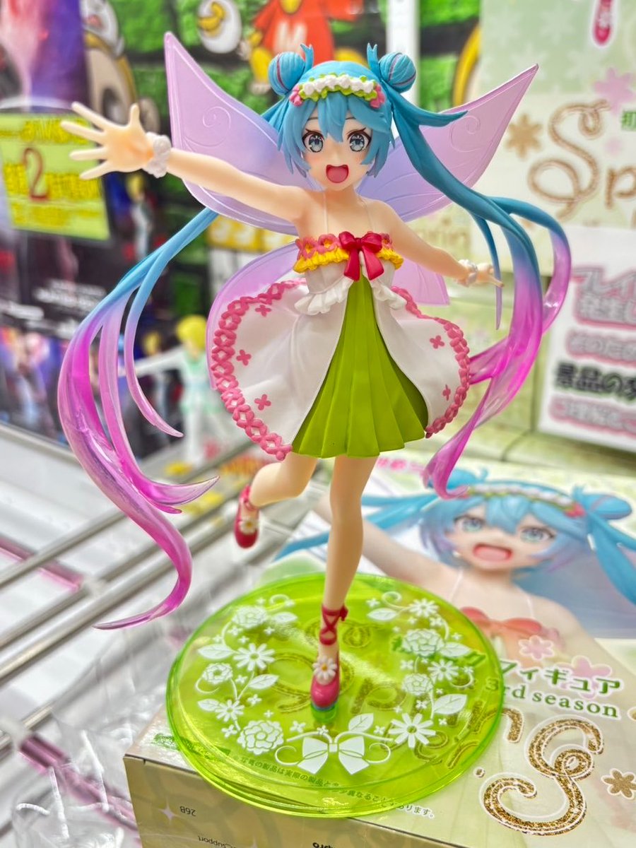 初音ミク フィギュア 3rd season spring ver. 入荷しました！🧚🏻💚