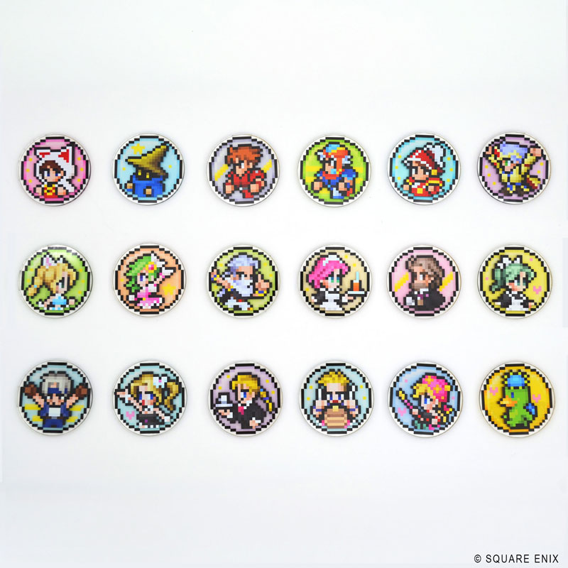ファイナルファンタジー ピクセルリマスター アイコンアクリルシール