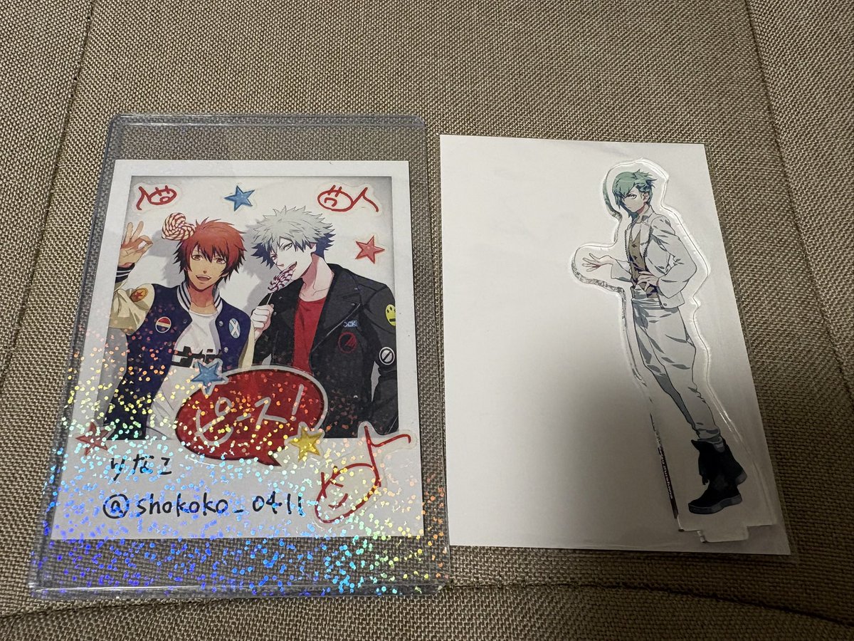 shokoko_0411's tweet photo. 【交換】 うたプリ 15th Anniversary ブロッコリー くじ SHINING アクリルスタンド アクスタ

譲)D賞 藍

求)D賞 ヴァン

郵送＞都内手渡しでの交換希望です。
検索からでもお気軽にお声掛けください。
よろしくお願い致します。 https://t.co/ikFDqKqJon