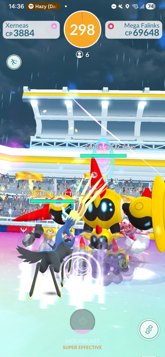 3t105's tweet photo. apparently today is mega falinks raid day 😁 

#pokemon #pokemongo #falinks #megafalinks https://t.co/J1jTwmsk0c