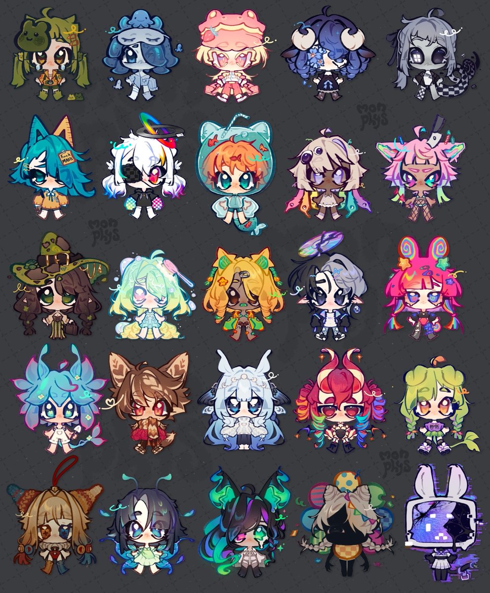 monphys's tweet photo. My favourite adoptable packs so far~

Chould i make more packs? Or do you prefer just one character per post? ☀️ https://t.co/mmMCrde4k6