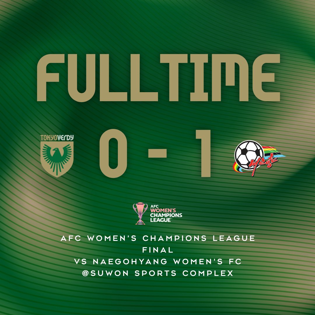 tokyo_beleza's tweet photo. 試合終了

#日テレ・東京ヴェルディベレーザ 0-1 #ネゴヒャン女子蹴球団

#beleza https://t.co/a6ojKrfJdy