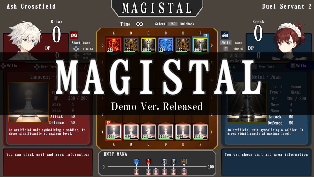 bitman_games's tweet photo. 現在制作中のボードゲーム「MAGISTAL」の体験版を、Steamより一足先にhttps://t.co/ECJYAWJ7t2にて公開しました。
以下の記事の下部にあるボタンを押して
ダウンロードしてください。
（料金Payはスキップできます）

#個人ゲーム開発 #ゲーム開発 #indiedev #gamedev

https://t.co/aWF6gsyW6j https://t.co/zMoGUZ6Wia