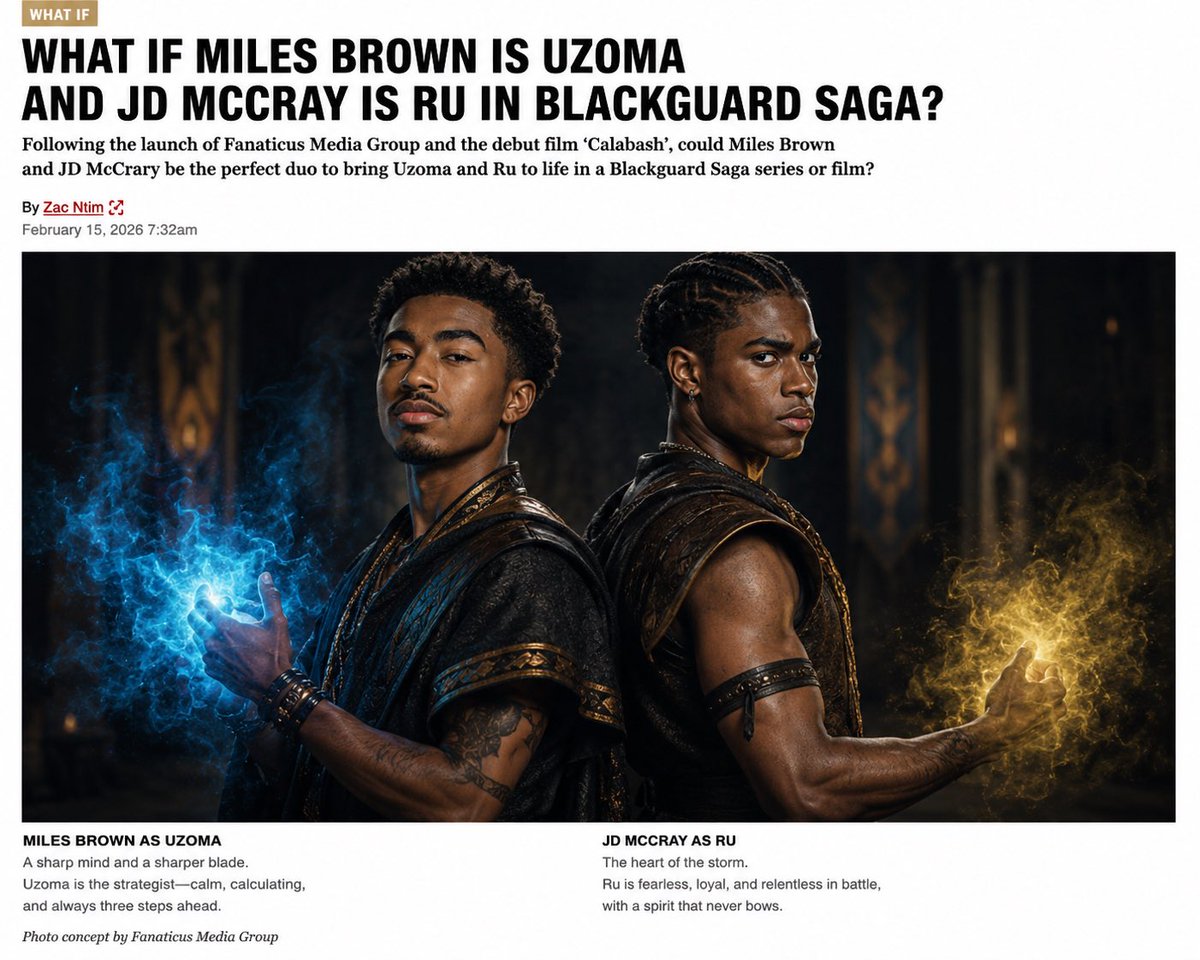 mindthetypos's tweet photo. @A_DiAngelo What if Miles Brown and JD McCrary became Uzoma and Ru? ⚔️🔥 Blackguard Saga would hit different. #BlackguardSaga #FantasyCasting #IndieFantasy @MilesBrown @jdmccrary
https://t.co/xqkasIGFWm https://t.co/t6wpVWM7zD