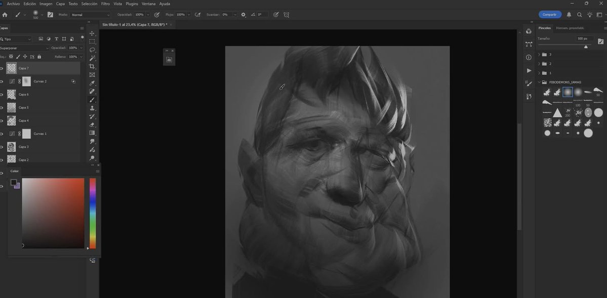 Designing and Painting Portrait by Ayran Oberto - Watch on IAMAG Master Classes : https://t.co/wzzx5R4nFv 