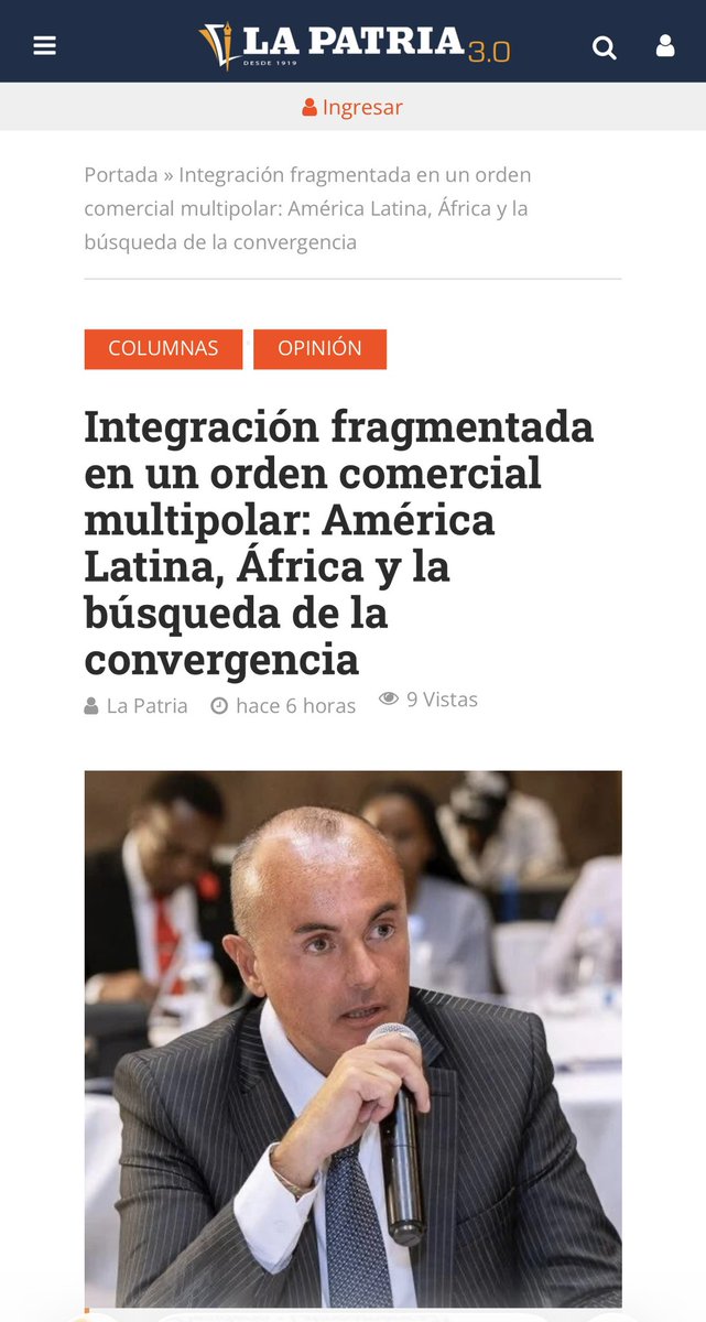 dandesiderio's tweet photo. I’m glad to see our ideas gaining traction in Latin America. Many thanks to the Bolivian outlet La Patria for publishing it: https://t.co/ly51GI9mlz https://t.co/jQmK6vmDhF