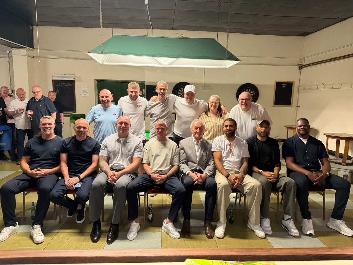 E13Events's tweet photo. Thanks to everyone who attended our 2006 cup final reunion a really fun event. 
@jimmywalker001 thank you to the guests. 
@jimmywalker001 
@konch3 
@TheDeanAshton 

next year it will be the 3rd part of the trilogy with the GREAT ESCAPE let’s hope tomorrow we can pull off another. https://t.co/Yclyj01opg