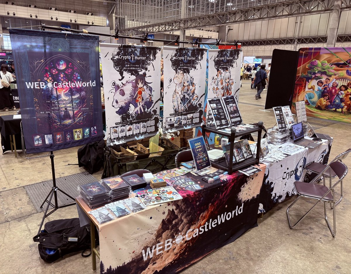 yunnkerujidouka's tweet photo. ゲムマにて
ポーカーライクゲーム
展開しております💐✨️
#WebCastleWorld https://t.co/l2tEQRtIVK