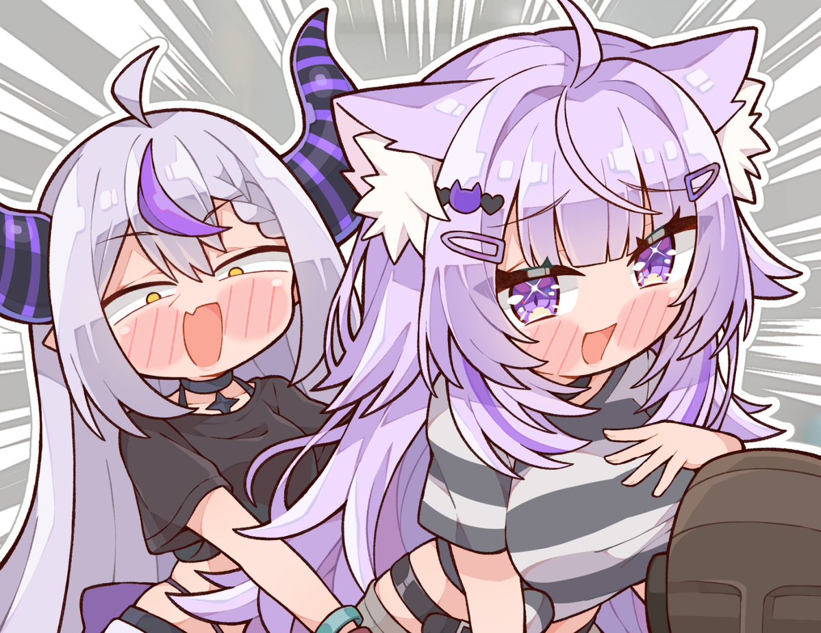 RT @Kukie_nyan: 🎧 #絵かゆ #laplus_artdesu