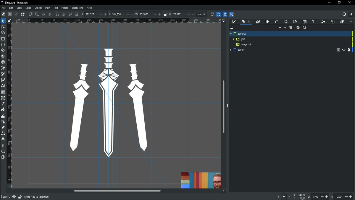 ItsPatuPatu's tweet photo. man, the sword still feels a little thick https://t.co/S3bbeZzDgY