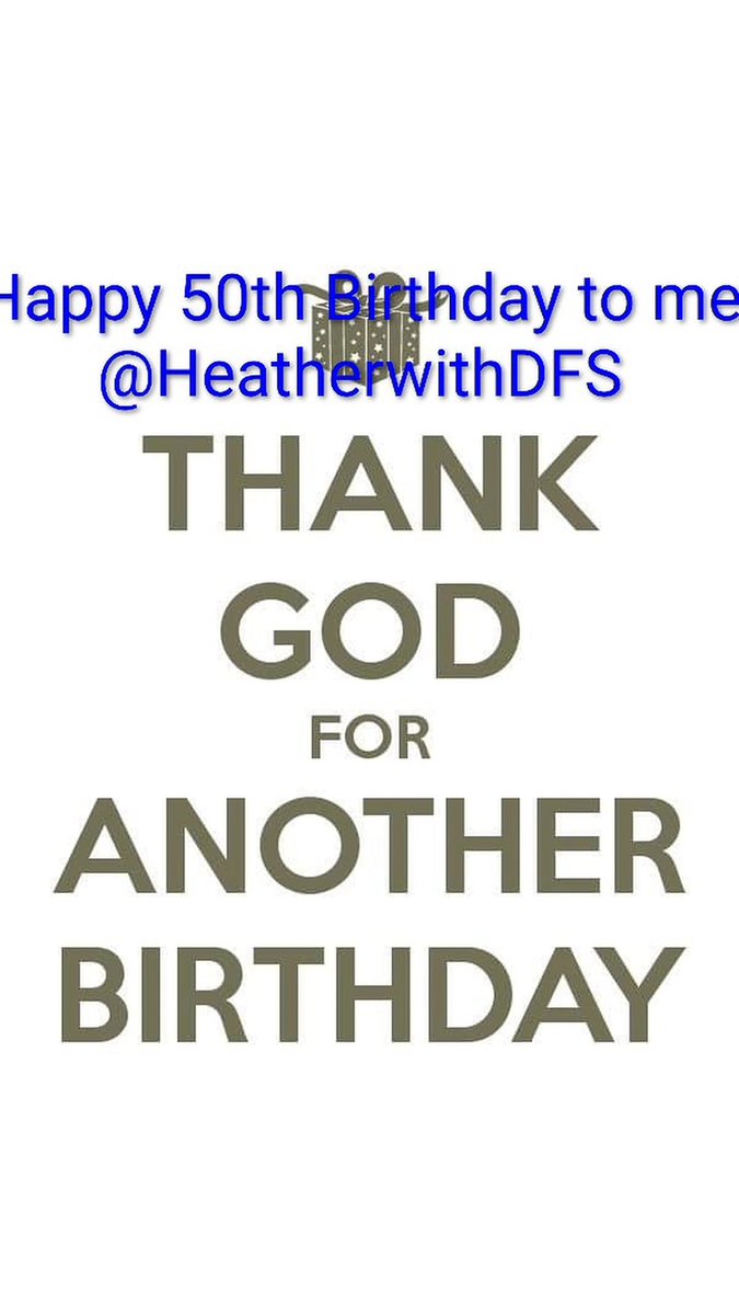 HeatherWithDFS's tweet photo. Happy 50th Birthday to me, @HeatherWithDFS 
If you know my cellphone number, then text me! https://t.co/kbZMBYPSBU