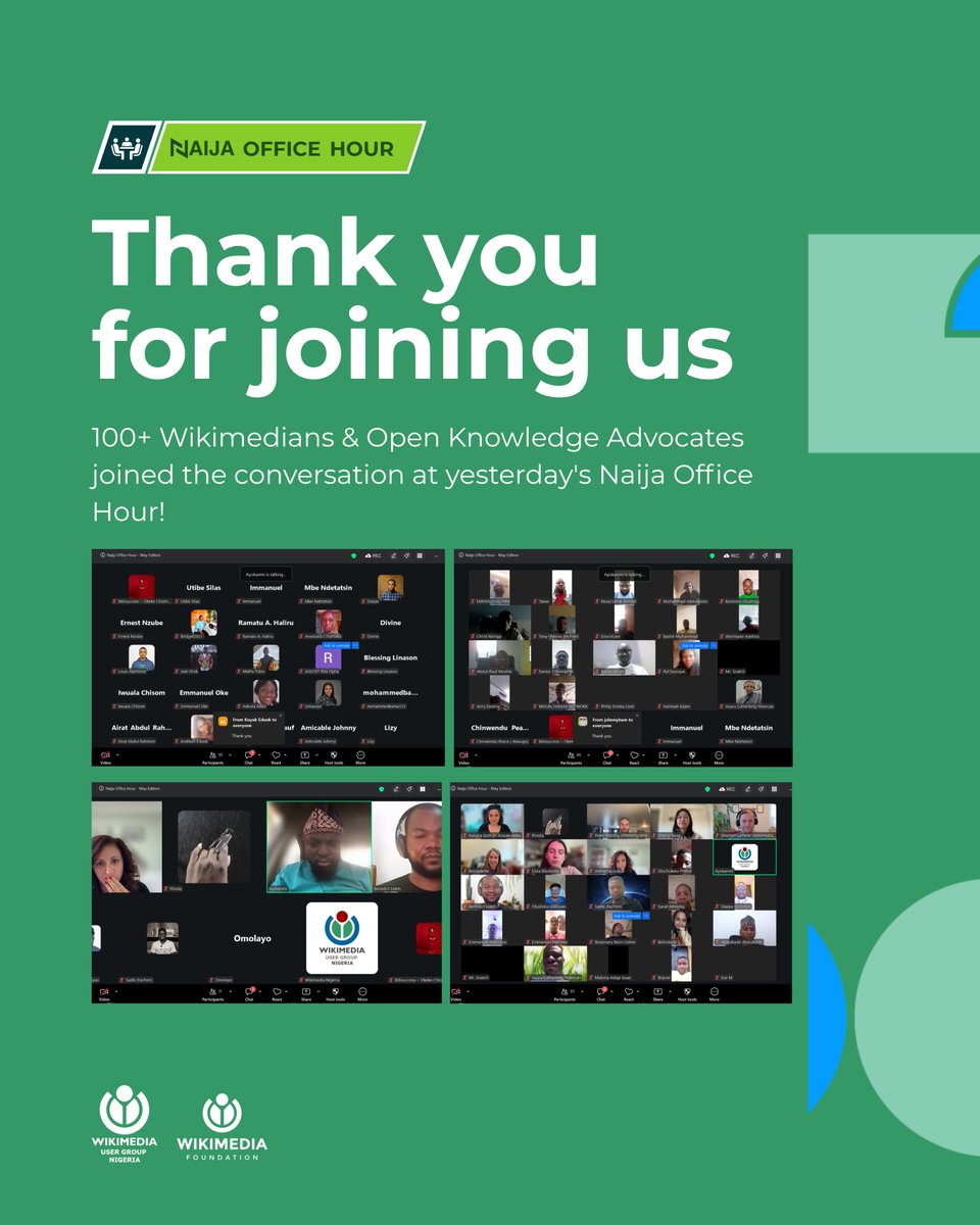 Wikimedia User Group Nigeria tweet media