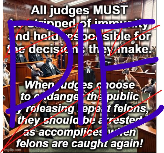 WataMatte's tweet photo. @ItsMrsWilkes THIS is how we deal with rabid judges 
all judges are rabid dogs btw https://t.co/UKyMd3I4qv
