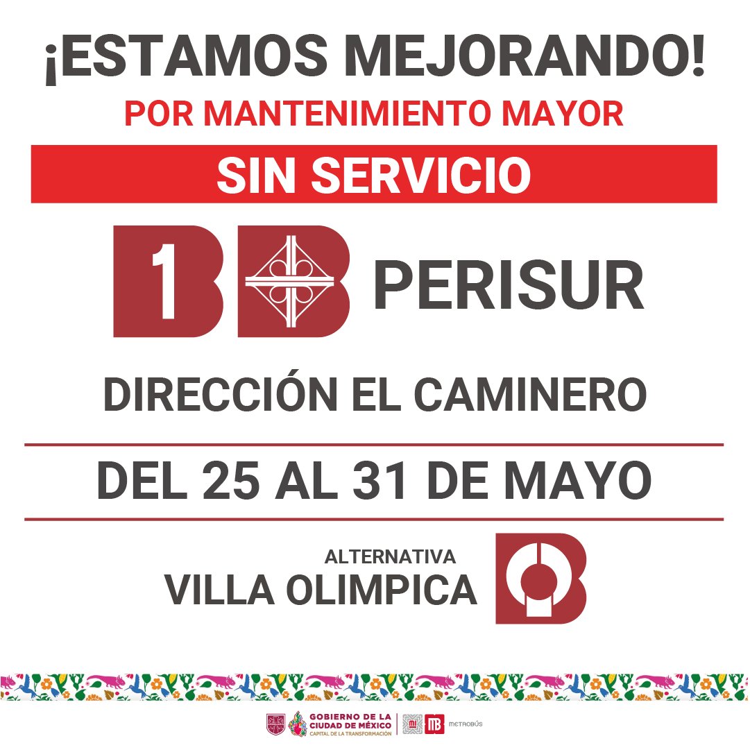 Metrobús CDMX tweet media