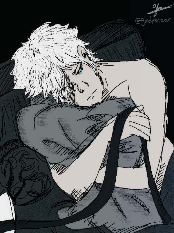 Shimocki's tweet photo. "Can't Sleep."

#Qifrey #wha #witchhatateliar #fanart #digitalartㅤㅤㅤㅤ https://t.co/d980mOLkE3