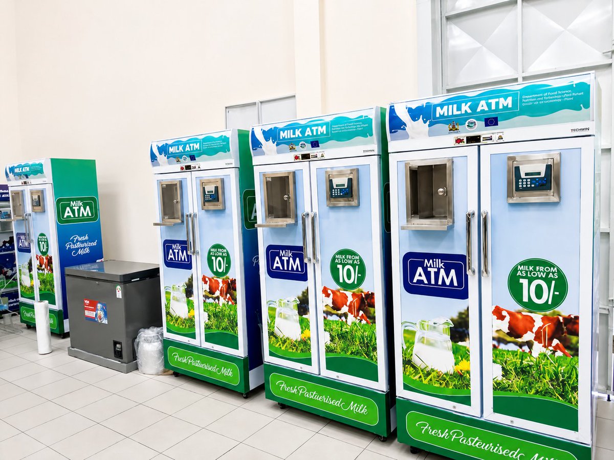 Techwin_Limited's tweet photo. Power cuts, poor storage, unsafe dispensing reduce milk quality and trust.

Techwin Milk Vending Solutions keep milk fresh, chilled, and hygienic throughout handling and sale.

KEBS approved | reliable refrigeration | 12-month warranty
0743793878
#MilkATM  #DairyKenya #Techwin https://t.co/NSRRv4FzPK