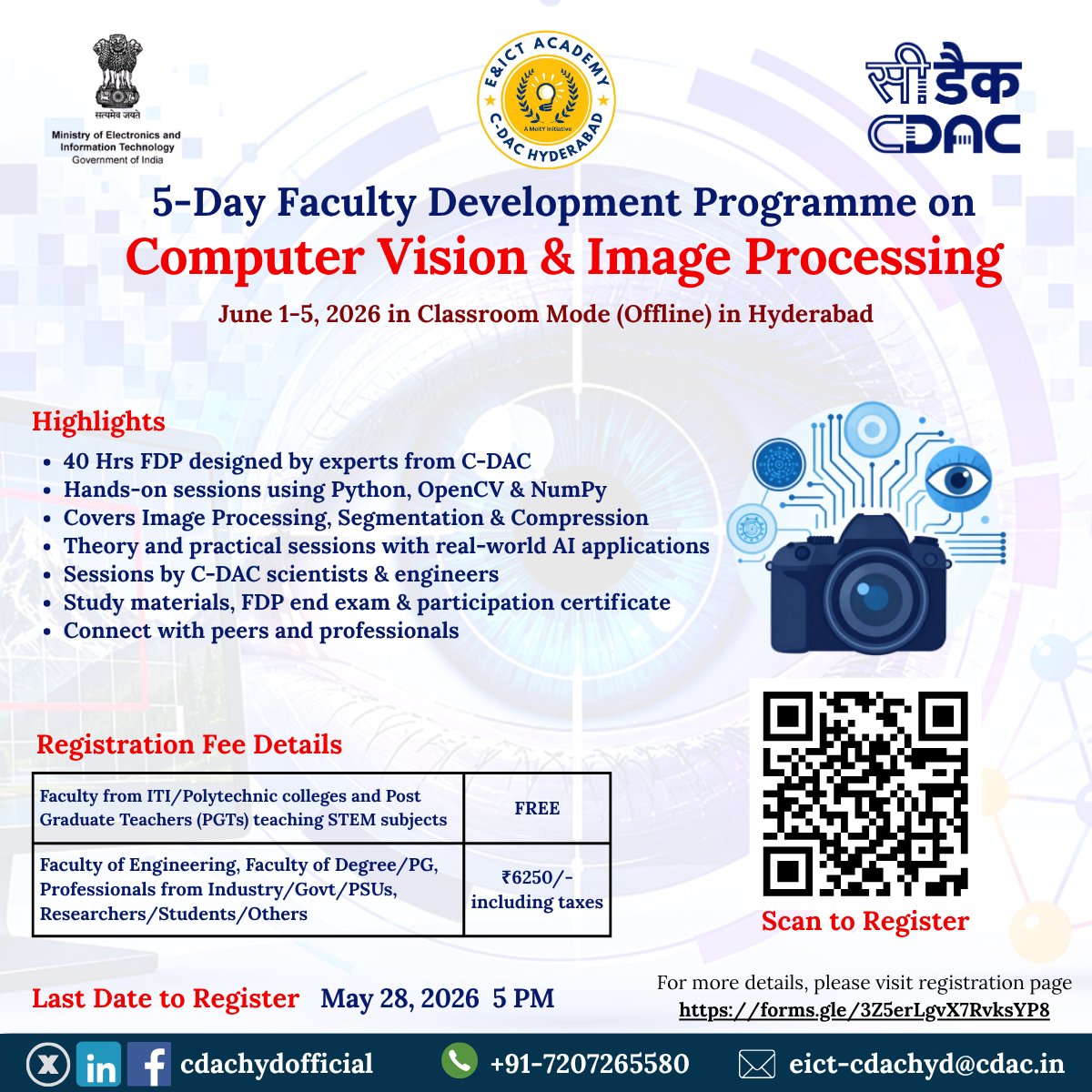 Level Up Your Python and Image Processing Skills! Join @cdacindia 's 5 ...