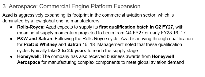 dev_1973's tweet photo. #azadengineering #nseindia #bseindiasn #nifty #sensex #midcap From Concall and PPT https://t.co/tFo7EKYR5d
