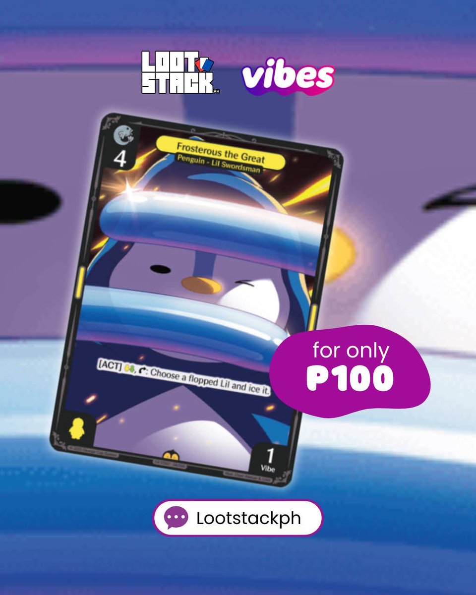 LootStackPH's tweet photo. @vibes_tcg Legend of the Lils Single Yellow Rare Cards for only ₱100 each! 💛

Available via Grab, Lalamove &amp; J&amp;T Delivery 🚚
Fast and secure shipping nationwide!

Message us now to order 📩

#vibestcg https://t.co/FDKkCO41T8