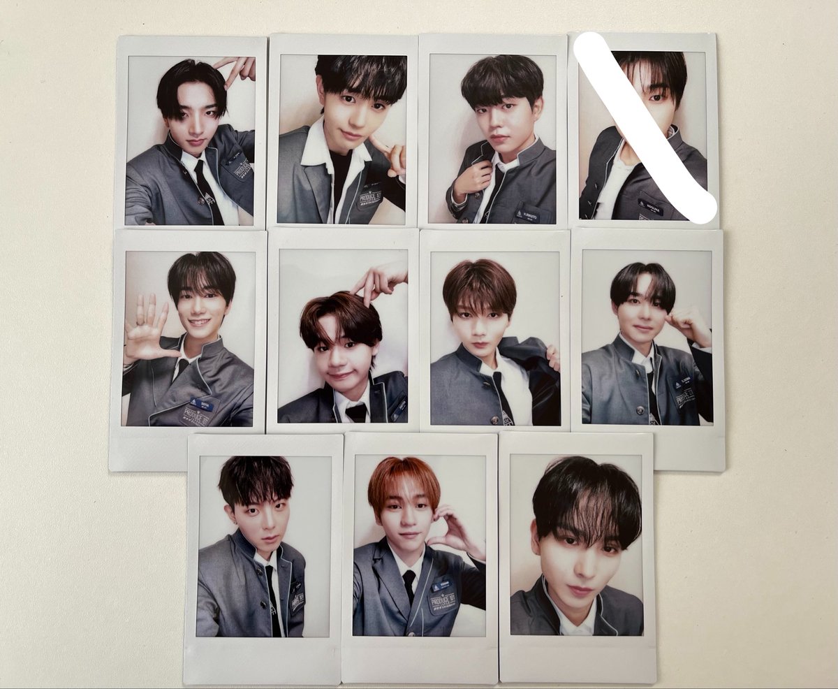 arohaengene24's tweet photo. PRODUCE101JAPAN 新世界 日プ タワレコ トレカ 交換

【譲】画像
【求】飯塚.小野.山下＞土田.安倍
チェキ風カード＞制服トレカ

同異種、n:1可

郵送希望📮
お気軽にDM.リプまでお声がけ下さい🙇🏻‍♀️

#日プ新世界交換 #日プ新世界 https://t.co/sSXa78J7oj