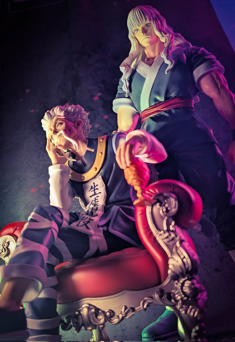 一番くじハンターハンター MASTERLISEシルバ＆ゼノフィギュアの写真を