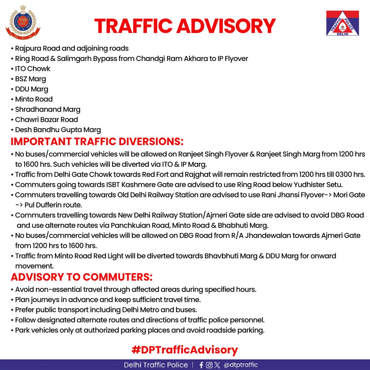 Delhi Traffic Police tweet media